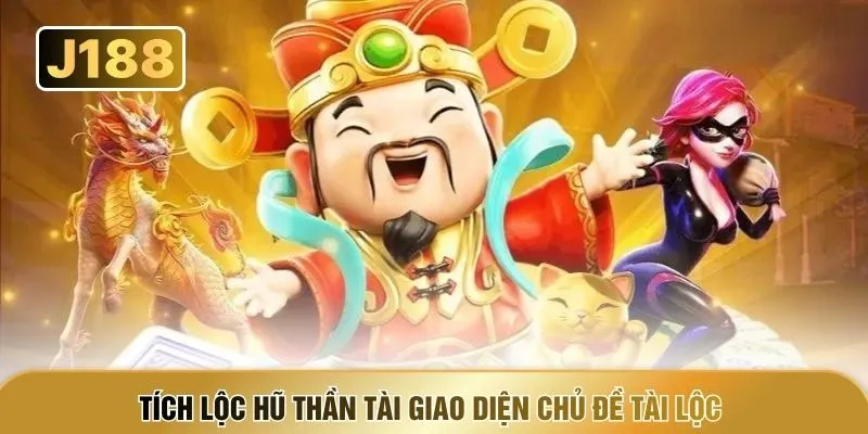 Tích lộc hũ thần tài giao diện chủ đề tài lộc