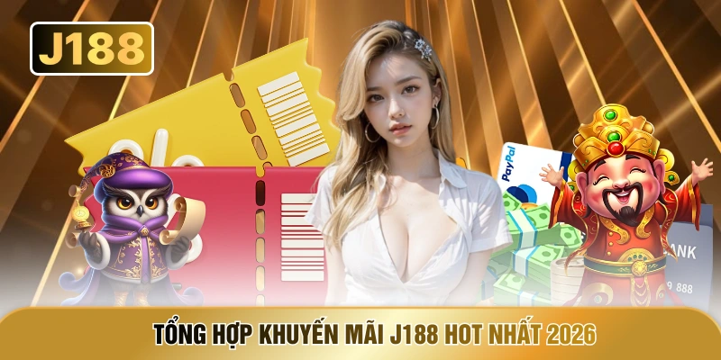 Tổng hợp khuyến mãi J188 hot nhất 2026
